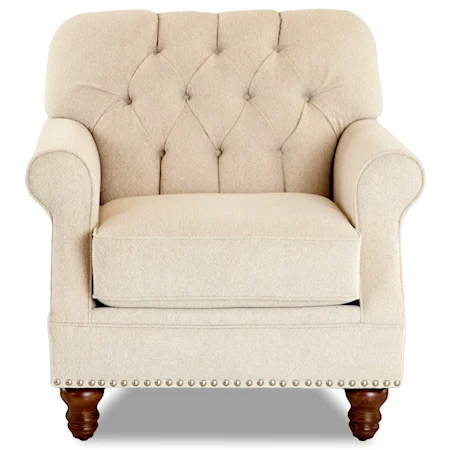 Traditional Chair w/ Nailheads